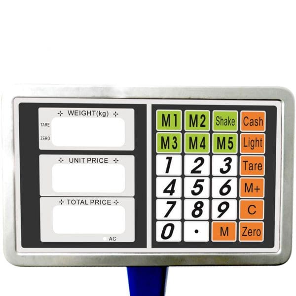 SOGA 150kg Electronic Digital Platform Scale Computing Shop Postal Scale Blue - Image 3