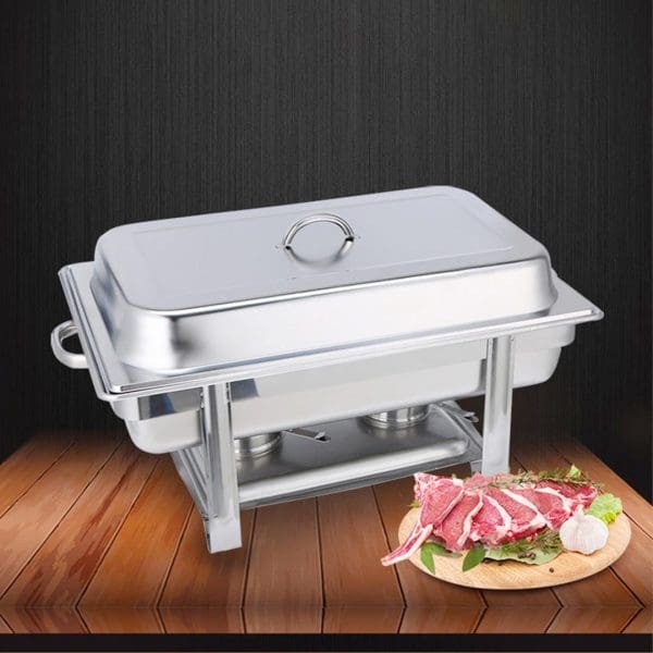 SOGA Double Tray Stainless Steel Chafing Catering Dish Food Warmer - Image 4