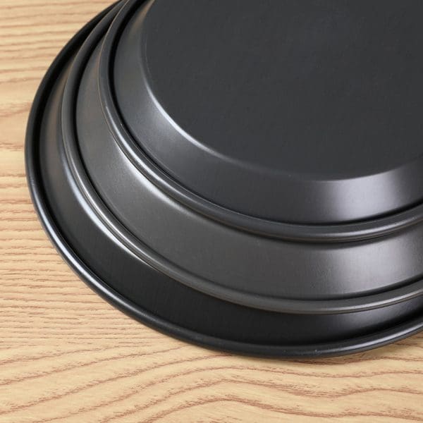 SOGA 7-inch Round Black Steel Non-stick Pizza Tray Oven Baking Plate Pan - Image 4
