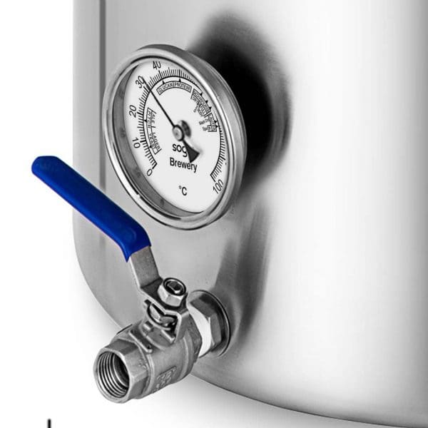 SOGA Stainless Steel Brewery Pot 50L With Beer Valve 40*40cm - Image 6