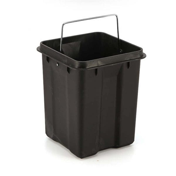 SOGA Foot Pedal Stainless Steel Rubbish Recycling Garbage Waste Trash Bin Square 6L Green - Image 7