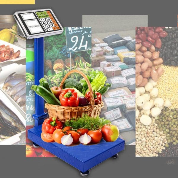 SOGA 150kg Electronic Digital Platform Scale Computing Shop Postal Scale Blue - Image 7
