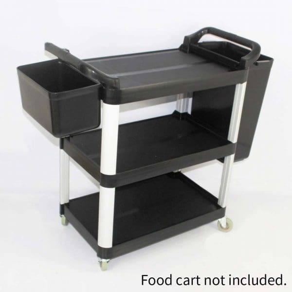 SOGA Large Food Trolley Utility Cart Waste Storage Bin - Image 8
