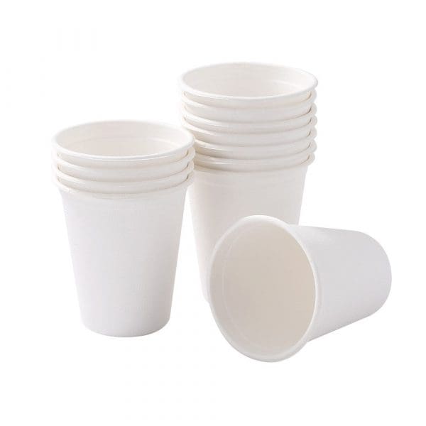 Lemon & Lime Eco Sugarcane Cup White 250ml 12 Pack