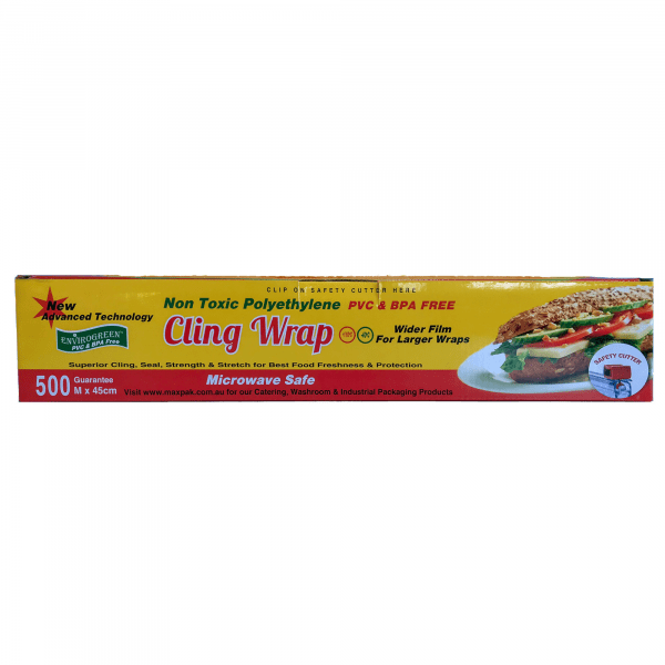 MaxValu PVC & BPA Free Cling Wrap 45cm x 500m
