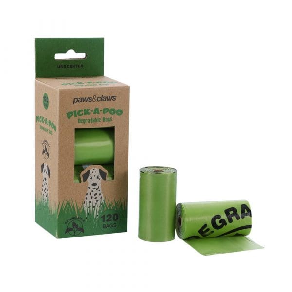 Pick-A-Poo Degradable Unscented Waste Bags 120 Bags