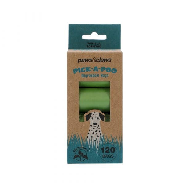 Pick-A-Poo Degradable Vanilla Scented Waste Bags 120 Bags - Image 3