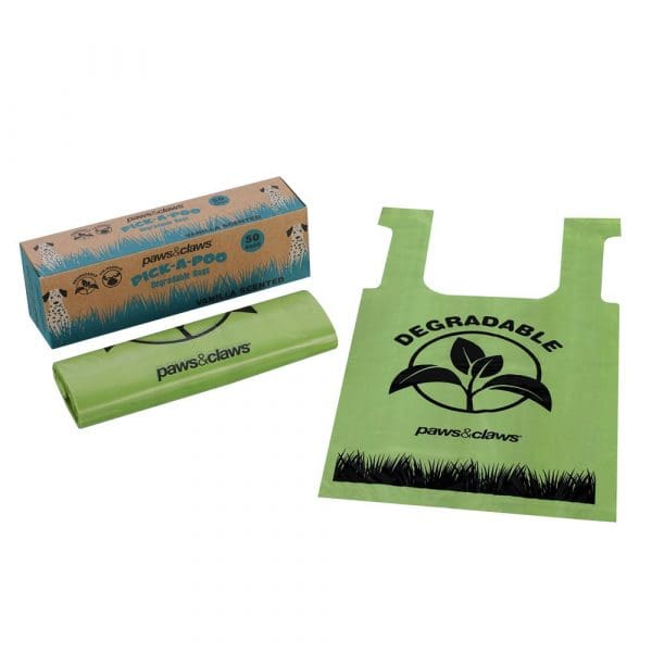 Pick-A-Poo Degradable Vanilla Scented Waste Bags with Handle 50 Bags - Image 2