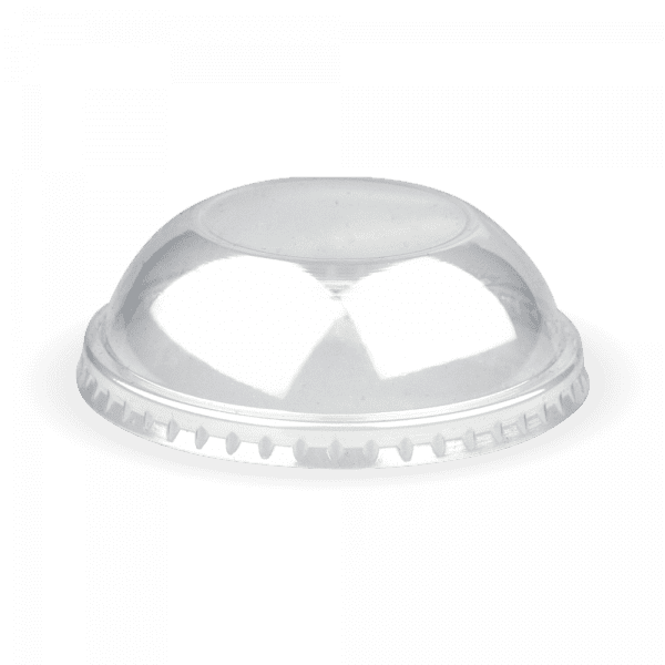 Biopak Ice Cream Cup PET Dome Lid 240ml 8oz 1000pcs