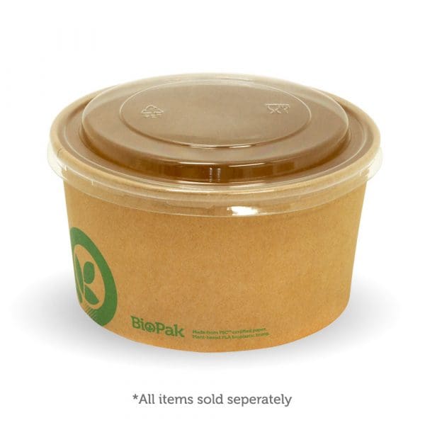 Biopak Large Kraft BioBowl 1000ml 400pcs - Image 2