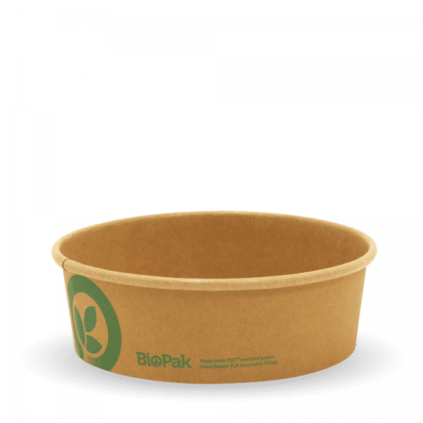 Biopak Small Kraft BioBowl 500ml 400pcs