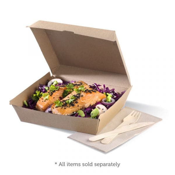 Biopak BioBoard Dinner Box 150pcs - Image 2
