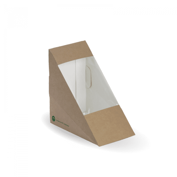 Biopak Medium Bioboard Sandwich Wedge 500pcs