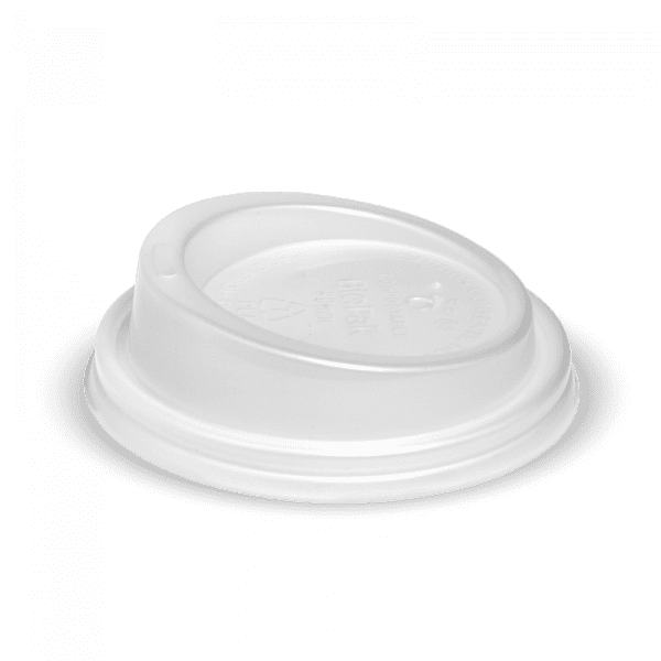 BioPak PLA Coffee Cup Small Lid 6, 8, 10 & 12oz 80mm 1000pcs - Image 4