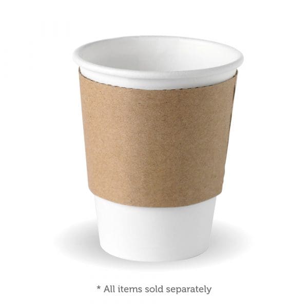 Biopak 8oz Cup Sleeves 1000pcs - Image 2
