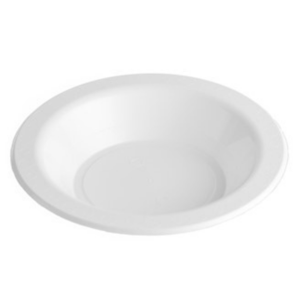 Festive Premium Plastic Dessert Bowl White 180mm