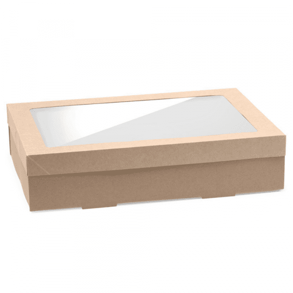 Biopak Window Lid To Suit Catering Box Medium 100 Pieces - Image 3