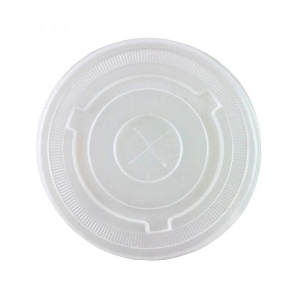 Capri Plastic Flat Clear Cup Lid 200 - 350ml