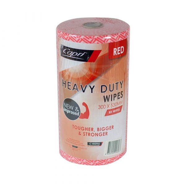 Capri Heavy Duty Wipes Red