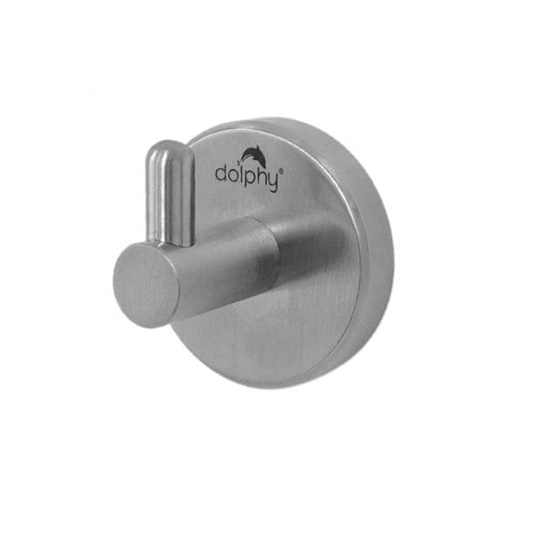 Dolphy Single Robe Hook Silver - Image 4