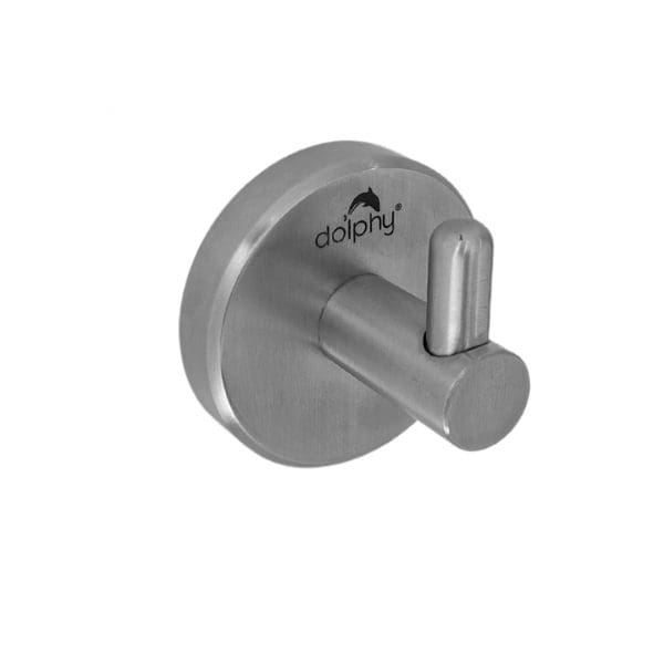 Dolphy Single Robe Hook Silver - Image 3