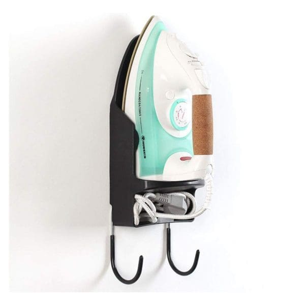 Dolphy Wall Mounted Iron and Board Holder Black - Image 2