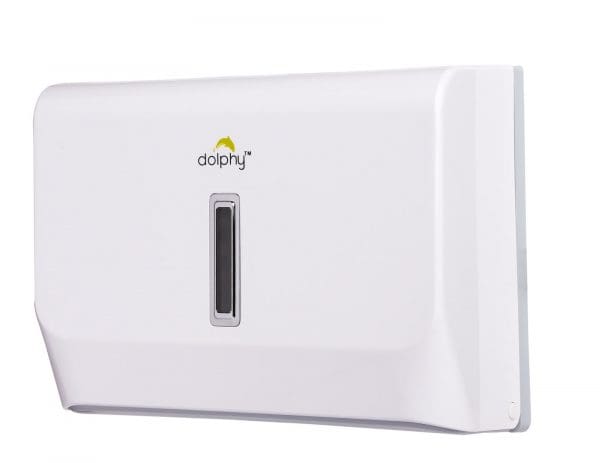 Dolphy Slimline Paper Towel Dispenser White - Image 3