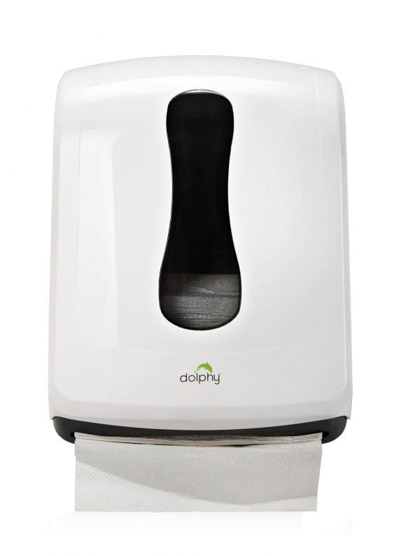 Dolphy Multifold Hand Paper Towel Dispenser Jumbo White - Image 2