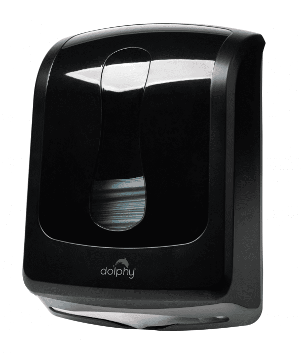 Dolphy Multifold Hand Paper Towel Dispenser Jumbo Black - Image 2