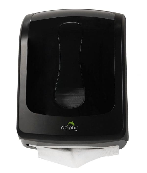 Dolphy Multifold Hand Paper Towel Dispenser Jumbo Black
