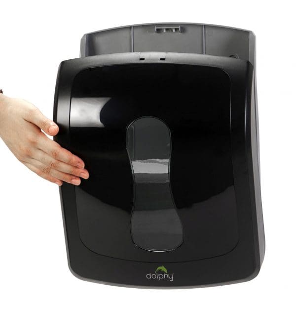Dolphy Multifold Hand Paper Towel Dispenser Jumbo Black - Image 5