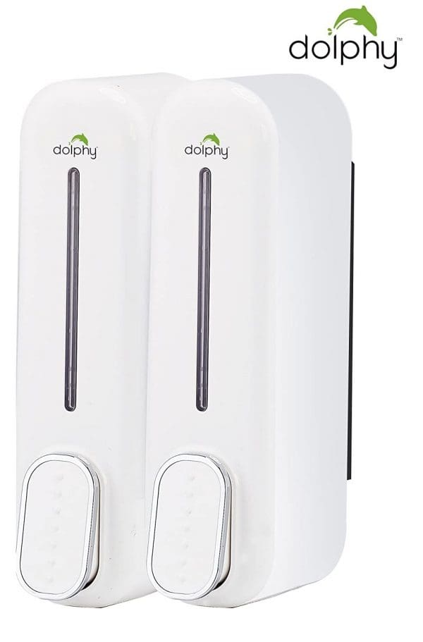 Dolphy Soap Dispenser 300ml Set of 2 White