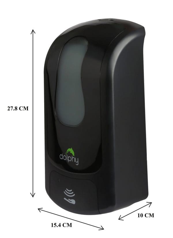 Dolphy Automatic Soap-Sanitiser Dispenser 1000ml Black - Image 5