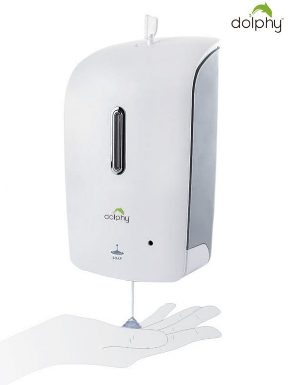 Dolphy Automatic Soap-Sanitiser Dispenser 1000ml White - Image 2