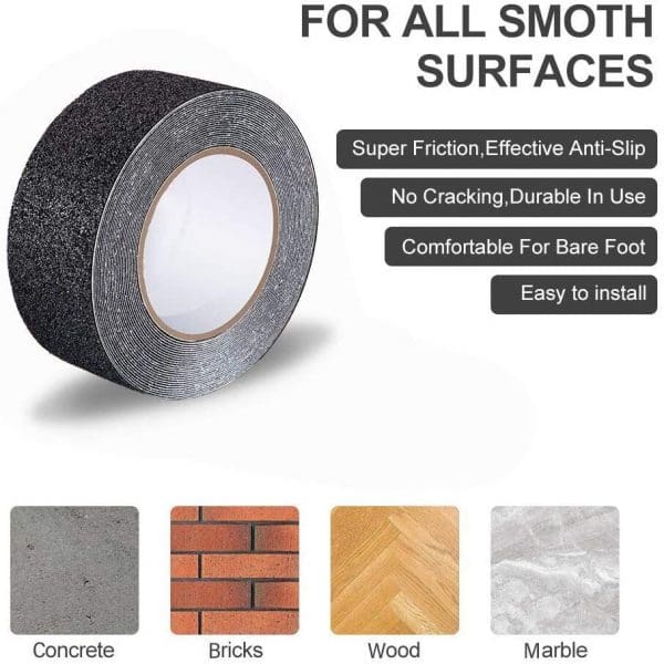 Anti Skid Tape Black 50mm x 18m - Image 2