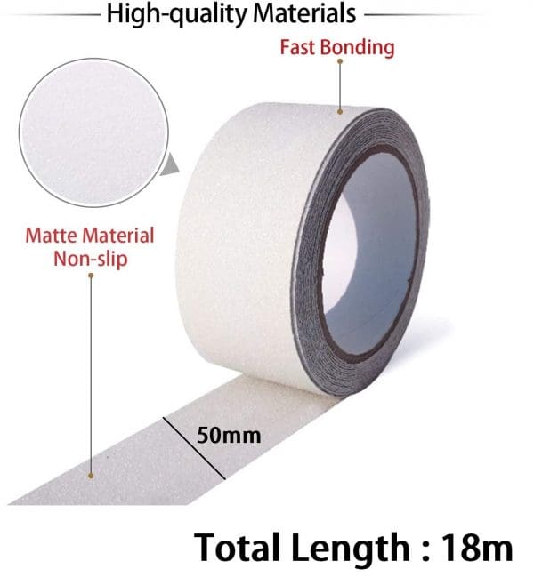 Anti Skid Tape Transparent 50mm x 18m - Image 3
