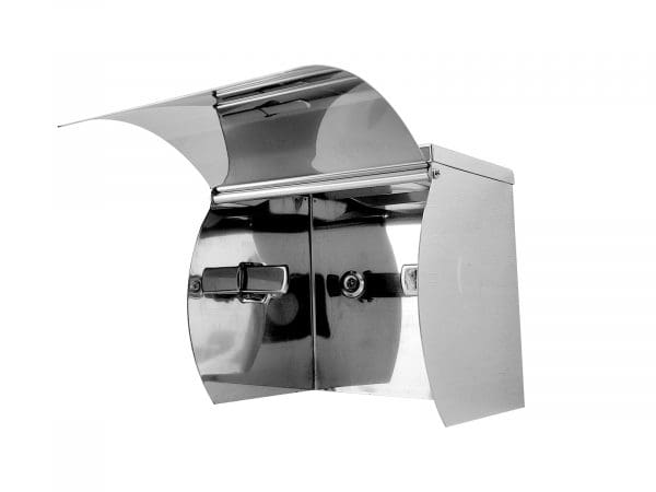 Dolphy Stainless Steel Single Toilet Roll Holder with Shelf - Image 3