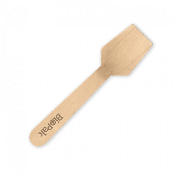 Biopak 9.5cm Wood Ice Cream Spoon 2000pcs.