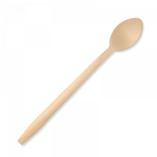Biopak 20cm Tall Coated Wood Teaspoon 1000pcs