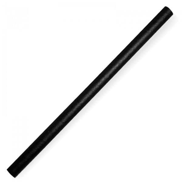 Biopak 10mm Jumbo Black BioStraw 2500pcs
