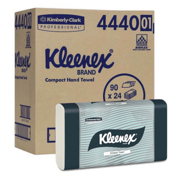 Kleenex Compact Hand Towel 24 Packs x 90 Towels (4440)