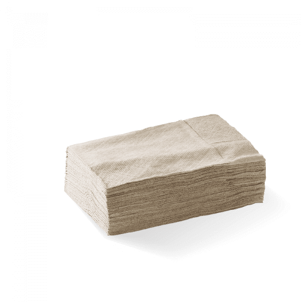 Biopak D-Fold Compact 1 Ply Natural Dispenser BioNapkin 5000pcs