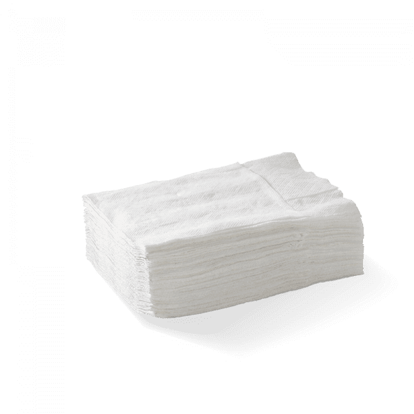 Biopak D-Fold Compact 1 Ply White Dispenser BioNapkin 5000pcs