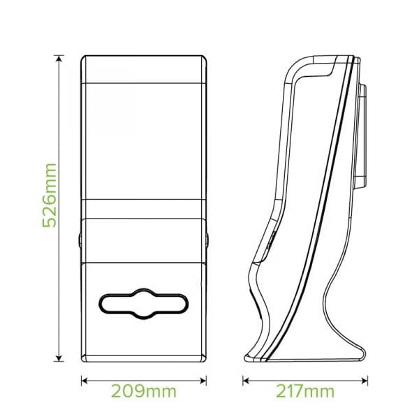 Biopak Large Single Saver BioDispenser Table Top Individual Unit - Image 2