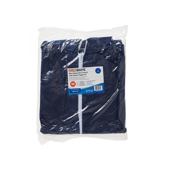 ProSafe Blue Disposable Coverall PP Medium 1 Unit - Image 2