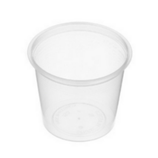 Genfac Round Sauce Container Natural 150ml