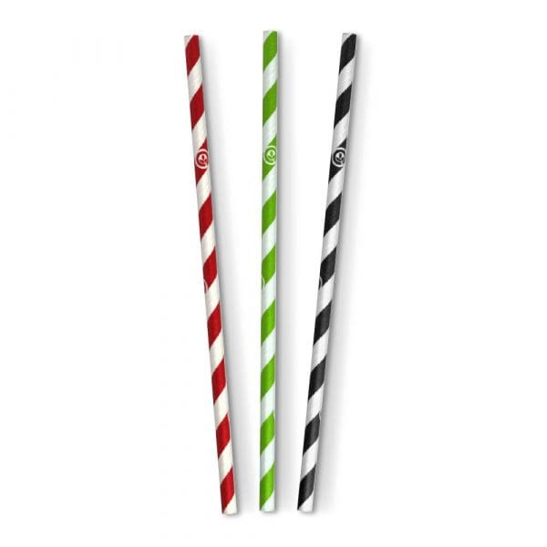 Biopak Mixed Regular Straws 50 Pack - Image 2