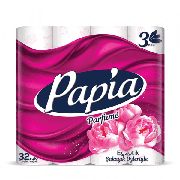 Papia 3ply Exotic Perfume Toilet Paper 32 Rolls