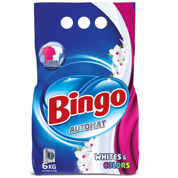 Bingo Front & Top Load Laundry Powder 6kg