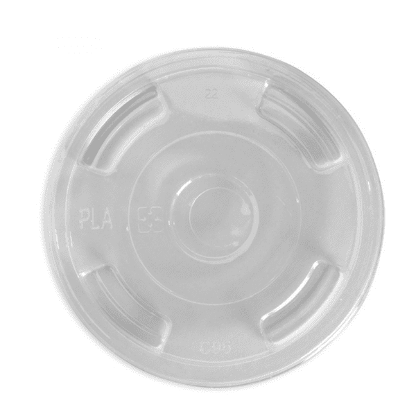 BioPak Clear Flat Lid 300 - 700ml 1000pcs - Image 2